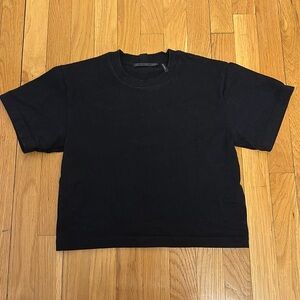 Helmut lang black short sleeve top